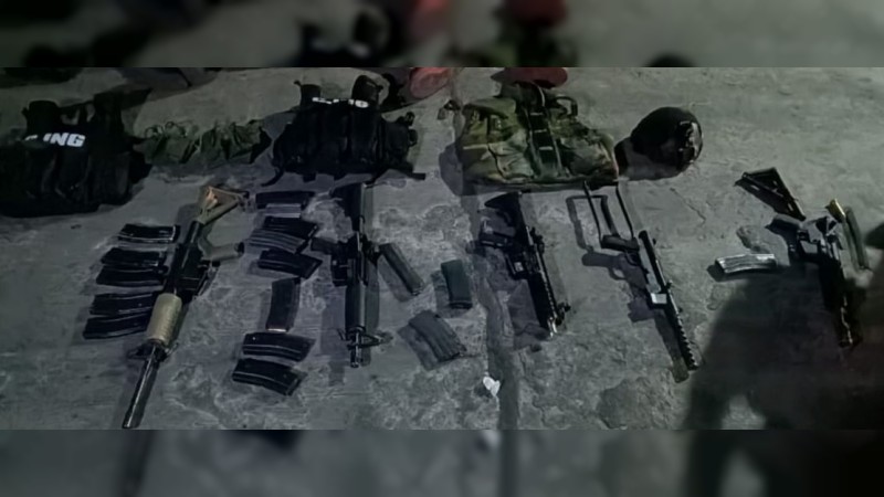 Zamora: militares se enfrentan con el CJNG; hay 5 detenidos 