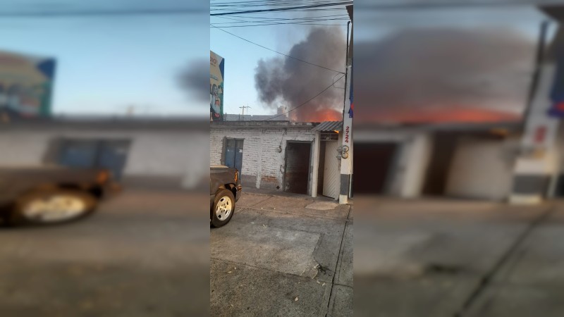 Arde vivienda, en Morelia; sólo hubo daños materiales 