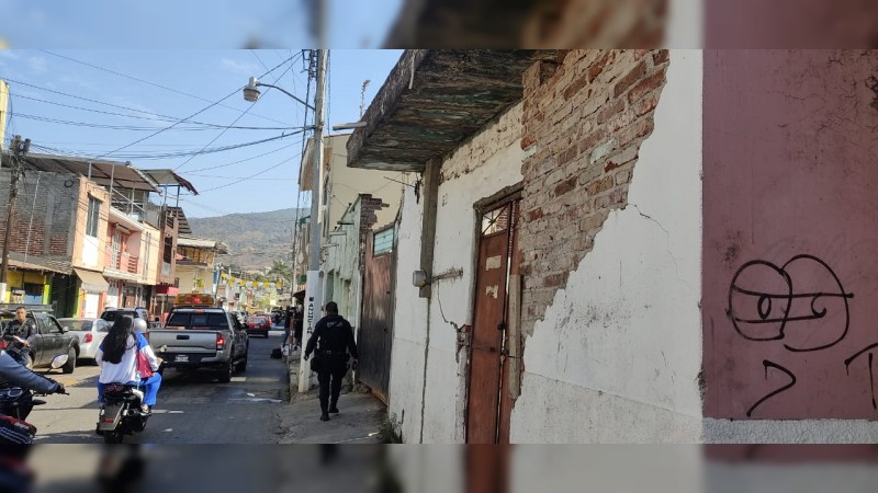 Sí hubo daños tras sismo, en Peribán: PC estatal 