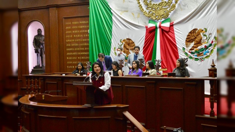 Mujeres, vitales para el progreso de Michoacán: 75 Legislatura