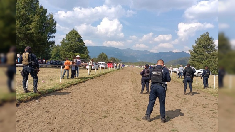 Desactivan carrera de caballos clandestina, en Ocampo 