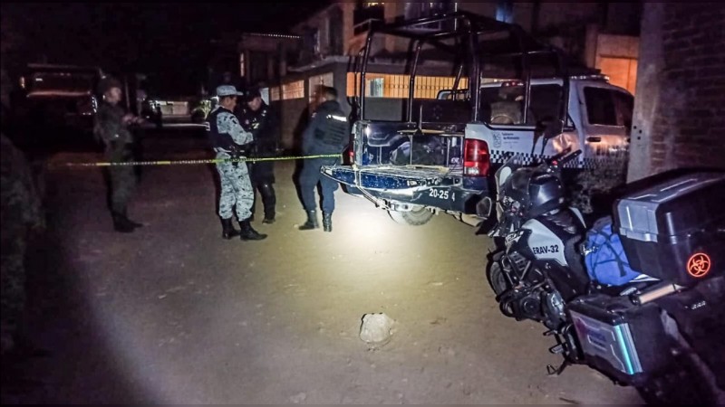 Asesinan a hombre a tiros, en calles de Uruapan 