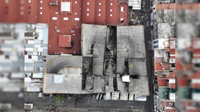 Pérdidas por 77 mdp dejó incendio en Mercado Independencia 