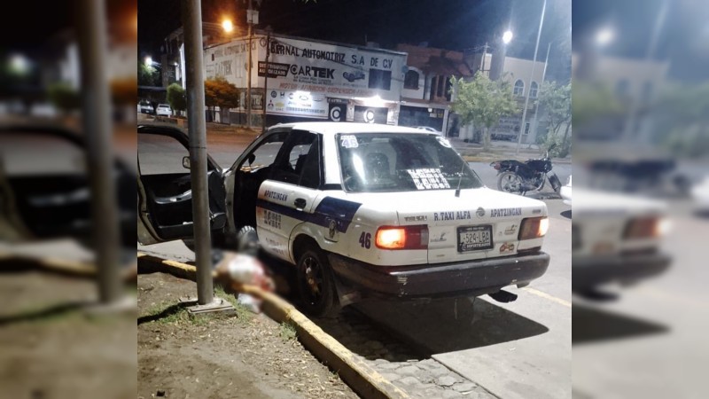 Esta noche: suman 2 taxistas asesinados, en Apatzingán