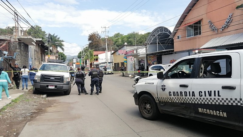 Reportan intensa balacera, en Uruapan 