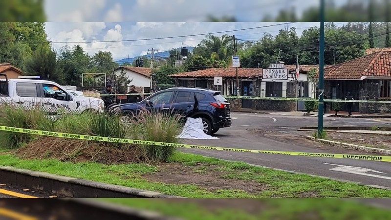 Pátzcuaro: tras levantón se registra tiroteo; hay un muerto y dos detenidos 