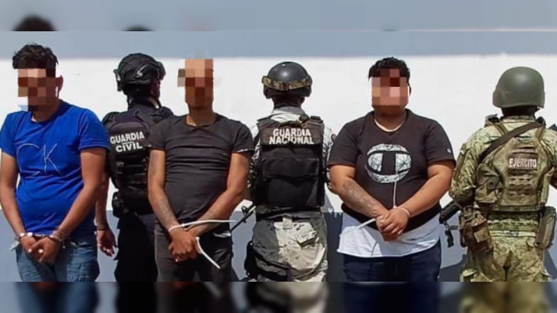 Caen 3 presuntos operadores de Los Viagras, en Buenavista 