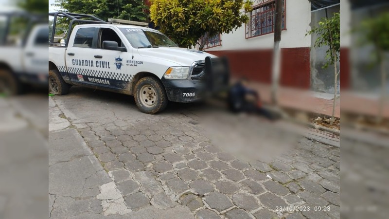 Emboscada en Tacámbaro dejo 5 muertos y 3 heridos 