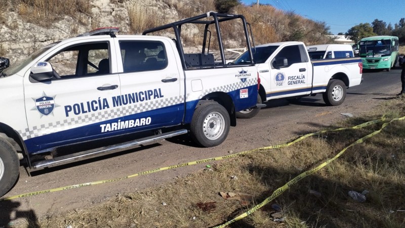 Muere peatón atropellado sobre carretera Tarímbaro-Morelia 