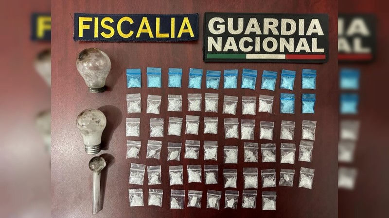 En cateo realizado en Morelia, detienen a 1 y aseguran droga 