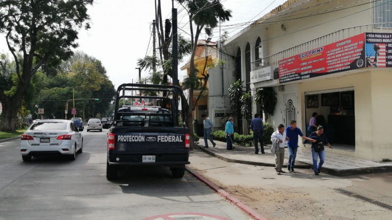 Comando atraca el Banco del Bienestar, en Uruapan 