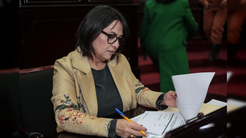 Michoacán, prioridad en aprobación de presupuesto para 2024: Lariza Pérez