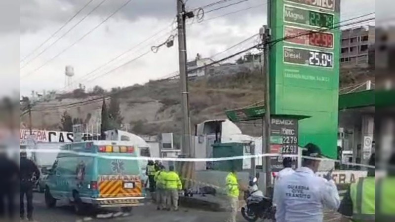 Muere motociclista tras percance, en Morelia 