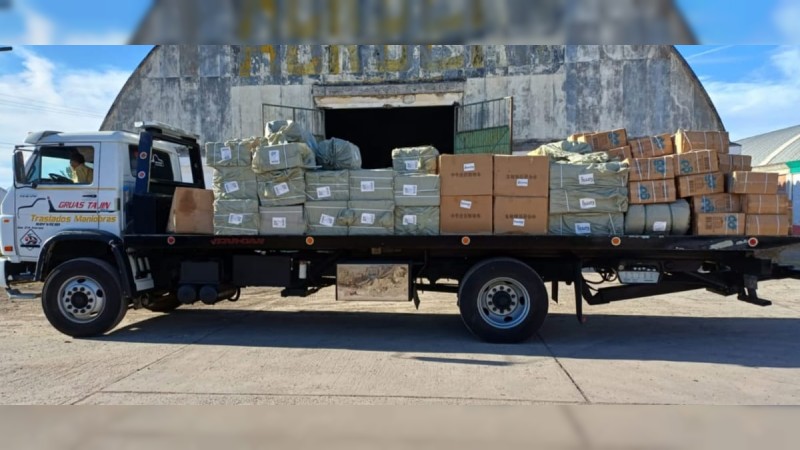 Aseguran 364 cajas con mercancía presuntamente robada en Maravatío