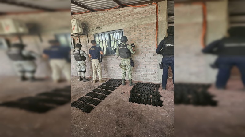 En operativos conjuntos reventaron 8 narcofábricas, en La Huacana 