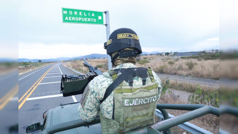 Michoacán: arriban 500 militares más 