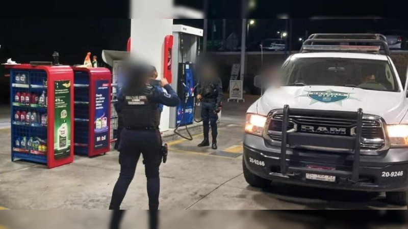 Empistolado roba a despachadora de una gasolinera, en Uruapan  
