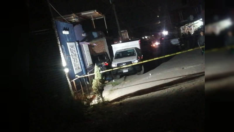 Asesinan a hombre de 5 balazos, en Uruapan 