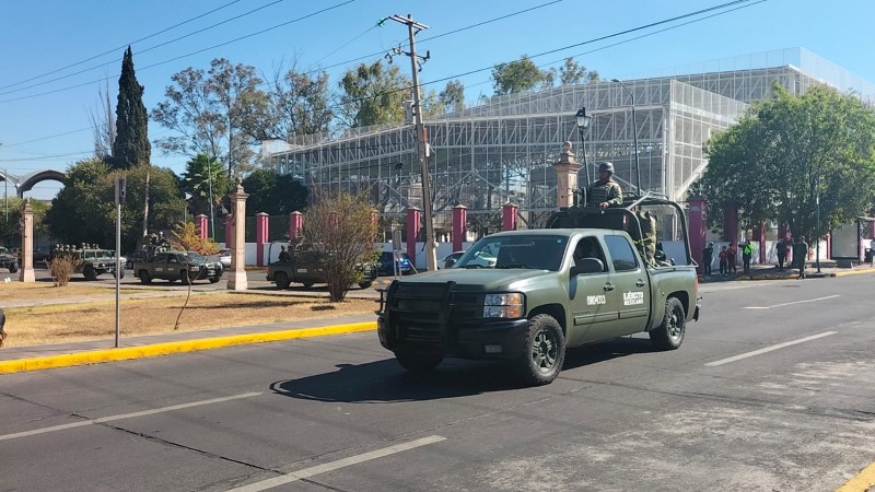 Inicia despliegue de militares, en Morelia y Uruapan 