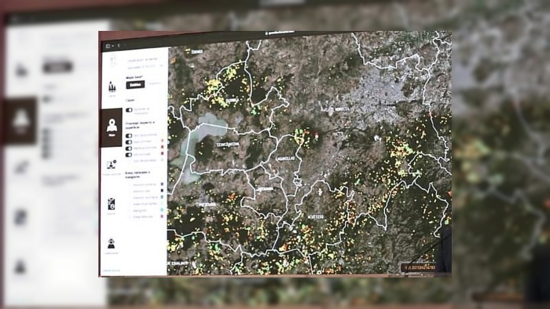 Bedolla pone en marcha sistema de vigilancia satelital “Guardián Forestal”