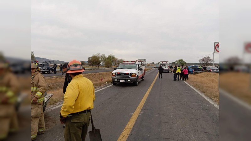 Autopista de Occidente: choque deja 4 heridos  