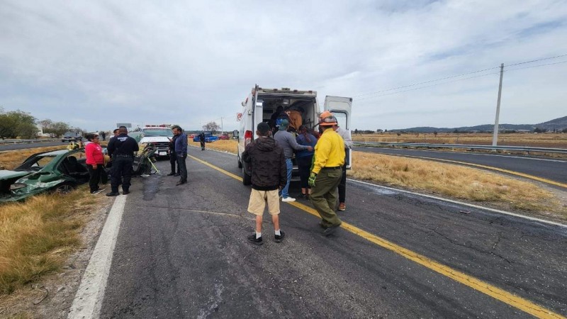 Autopista de Occidente: choque deja 4 heridos  
