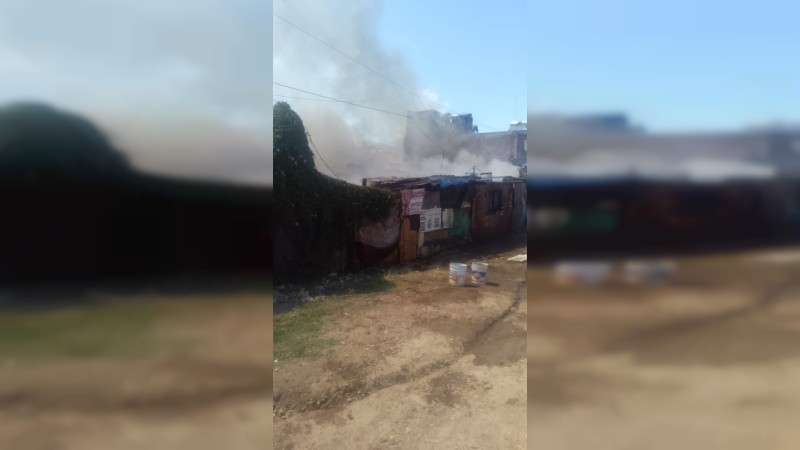 Arde vivienda, en Morelia; sólo reportan daños materiales 