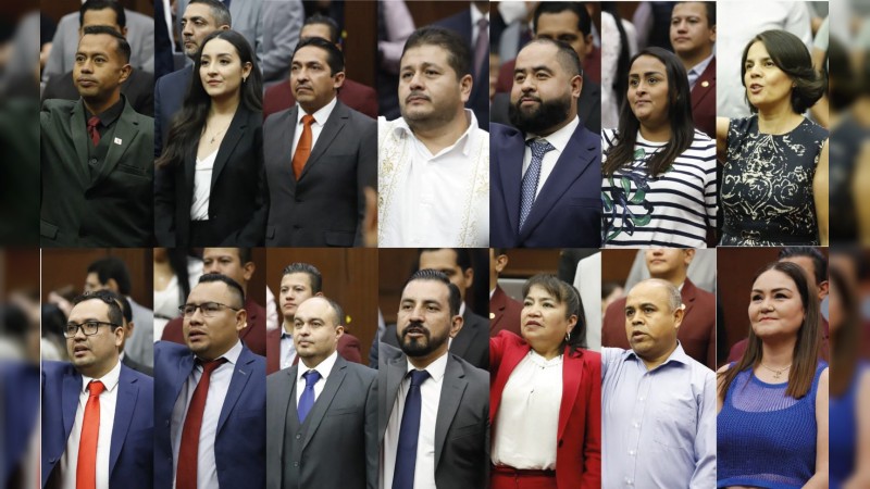 Ante el Pleno de la 75 Legislatura, rinden protesta 14 alcaldes provisionales