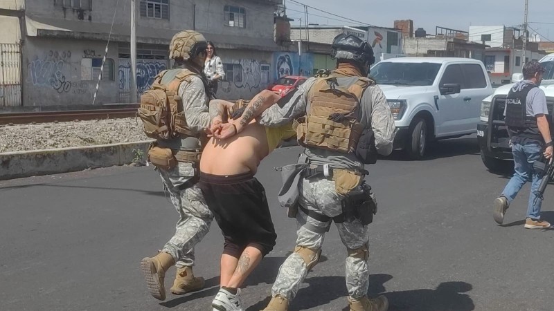 Enfrentamiento deja 7 heridos y 5 detenidos, en Morelia  