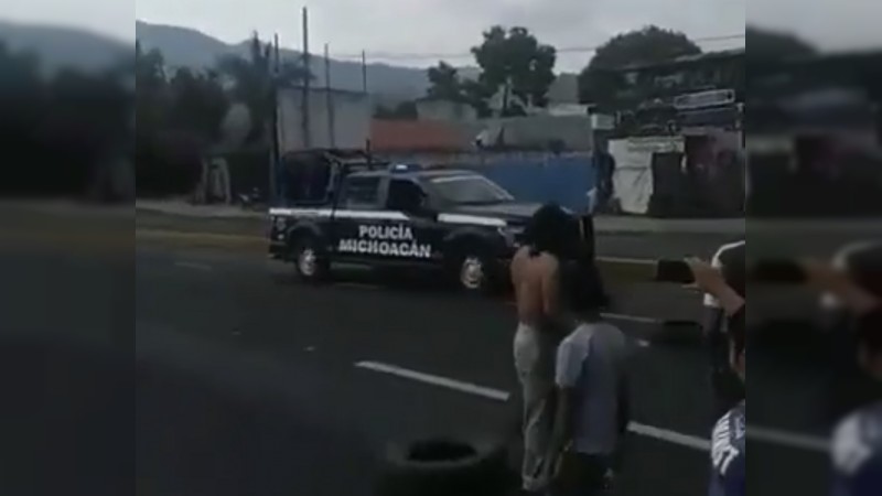 Se desata balacera en manifestación de aguacateros, en Uruapan; reportan 1 herida 