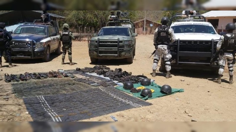 Militares revientan narcocampamento, en Huetamo 