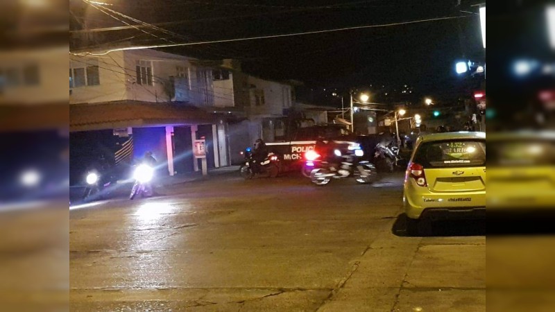 Ultiman a tiros a velador, en calles de Uruapan 
