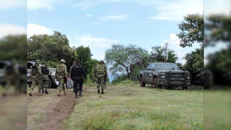 Dos civiles muertos y un detenido, saldo de enfrentamiento, en Aguililla 