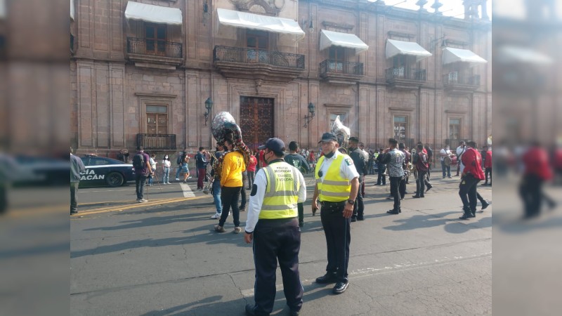 Mariachis se manifiestan en el Centro de Morelia; exigen apoyos  