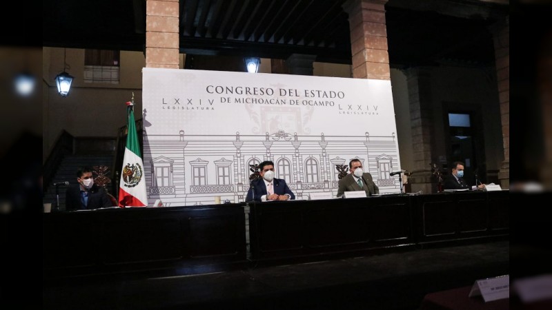 Exhorta Congreso de Michoacán a la federación para que respete la división de poderes y la autonomía de los municipios y sus autoridades