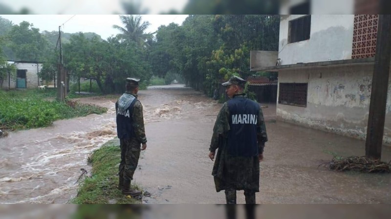 Activa Marina plan de ayuda por lluvias en LC 