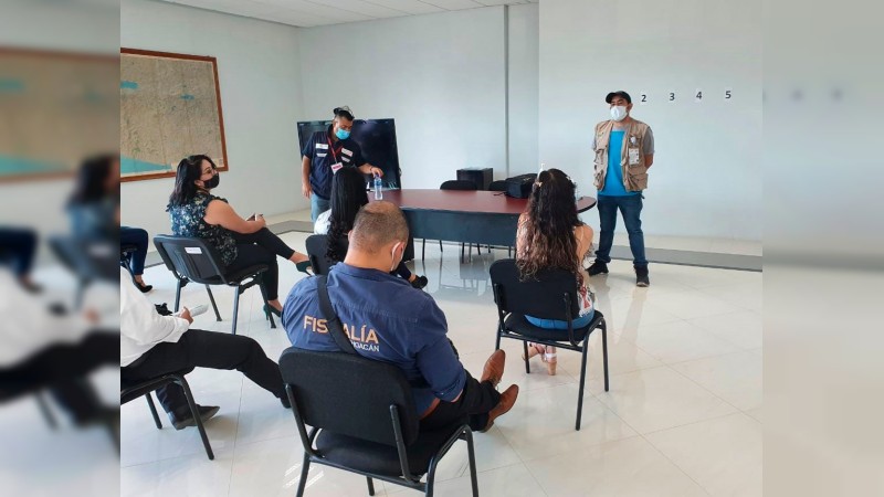Con capacitación, refuerza Fiscalía Regional de Uruapan, medidas de prevención ante COVID-19 