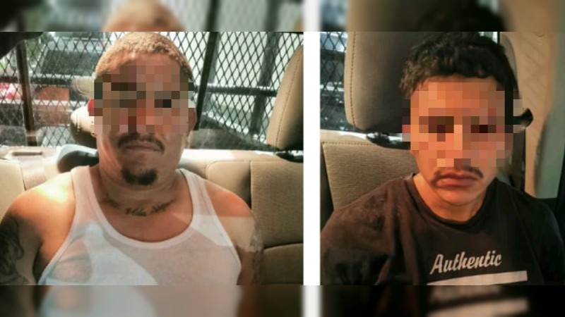 Detienen a dos presuntos responsables de agresión a la Policía Michoacán 