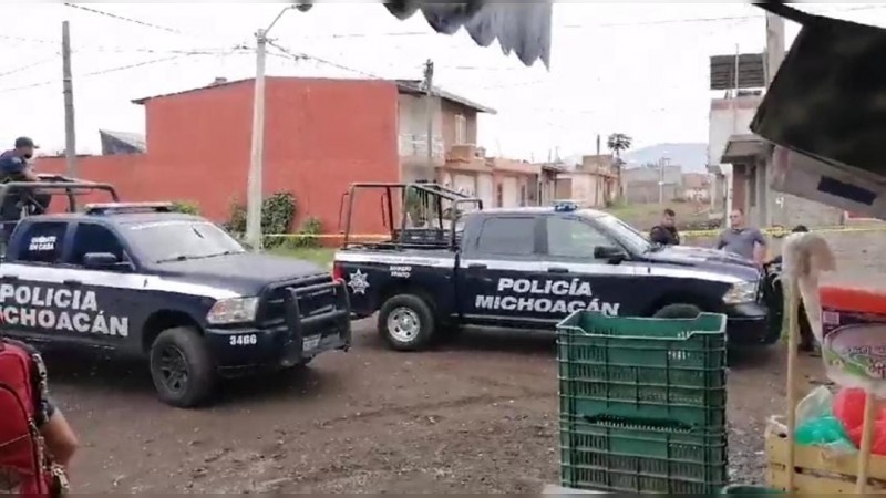 Ultiman a tiros a dos hombres, en Uruapan 
