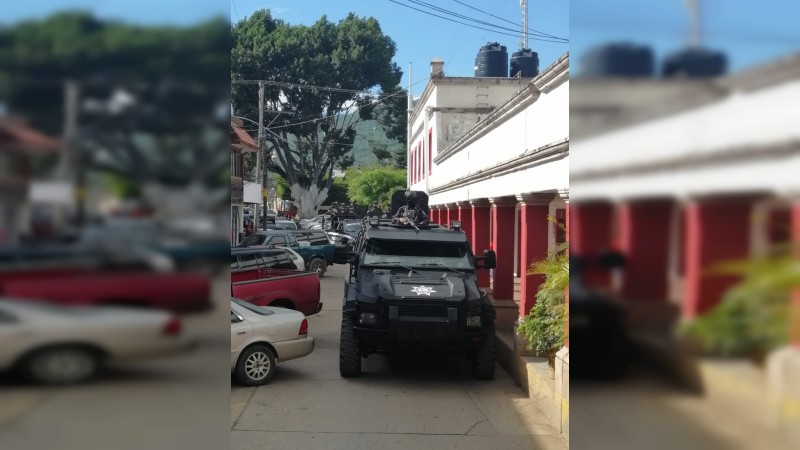Realizan operativo en Coalcomán, tras atentado contra ex alcalde  