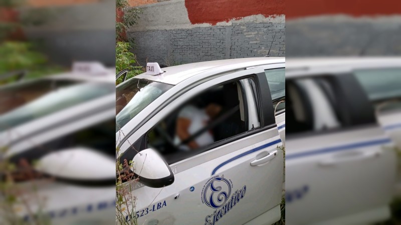 Asesinan a taxista, al Sur de Morelia 