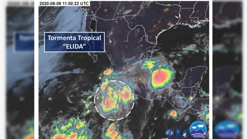 En alerta PC ante tormenta tropical Élida; desborda un canal en Tuxpan