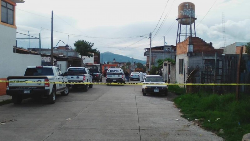 Asesinan a joven en Lomas del Durazno, Morelia