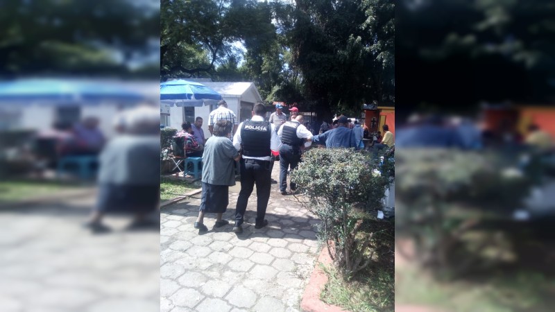 Extravío de una ancianita en el Panteón Municipal desata movilización de la Policía 