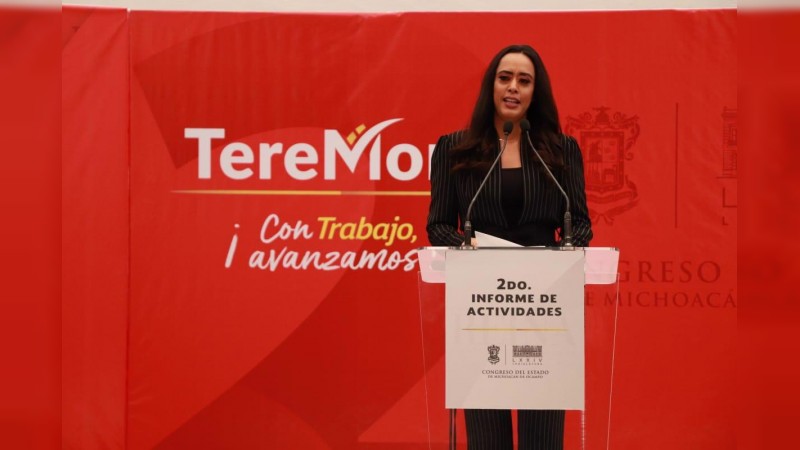 Presenta Tere Mora segundo informe de actividades legislativas ante la ciudadanía