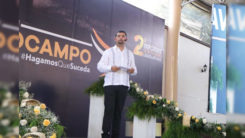 Octavio Ocampo en gestión otorgó más de 30 mil apoyos 