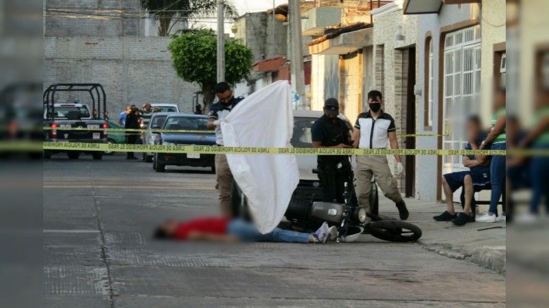Solitario sujeto ejecuta a motociclista, en Zamora 