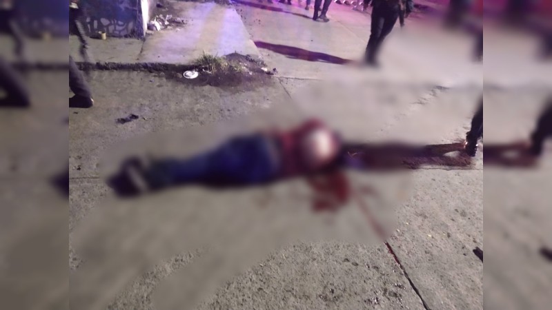 Matan a hombre a tiros, en calles de Morelia 
