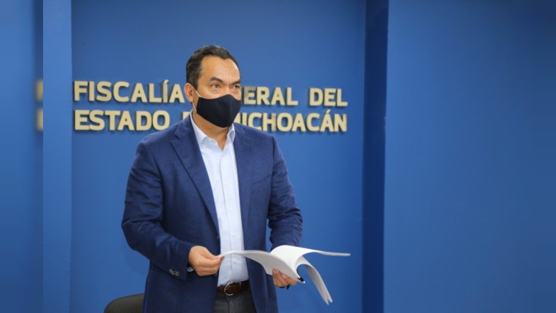 Presenta Adrián López Solís resultados en la investigación del delito en Michoacán ​​​​​​​