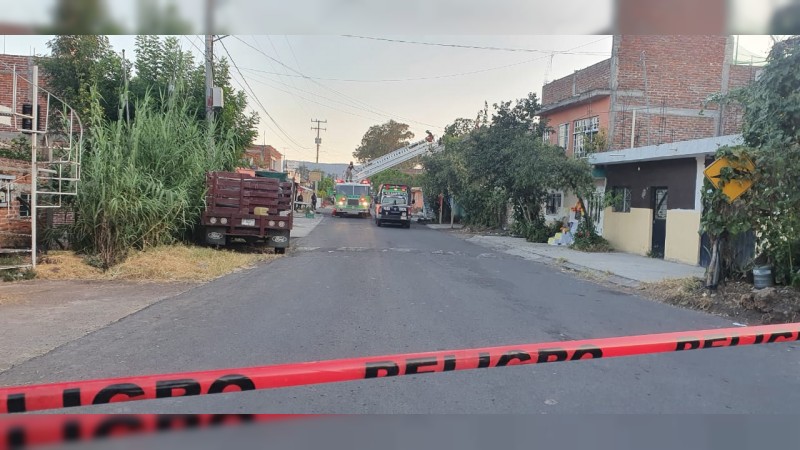 Balacera en Zamora deja un herido y 5 viviendas dañadas
